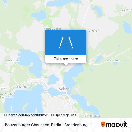 Boitzenburger Chaussee map