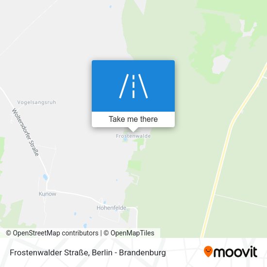 Frostenwalder Straße map