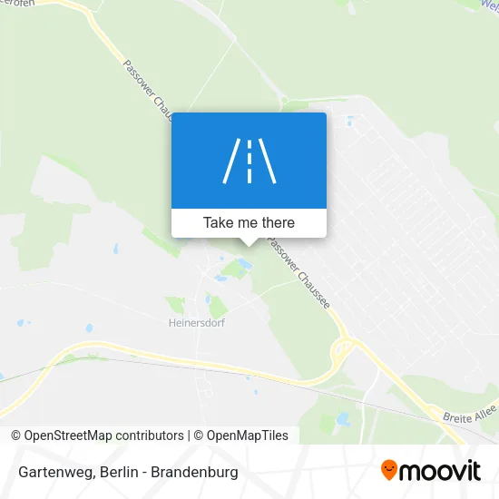 Карта Gartenweg