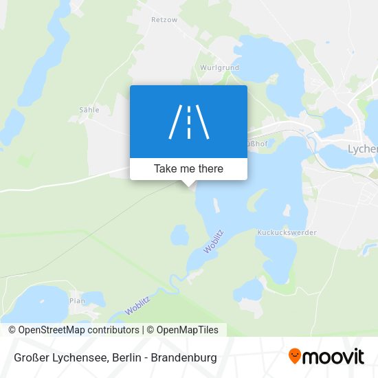 Großer Lychensee map