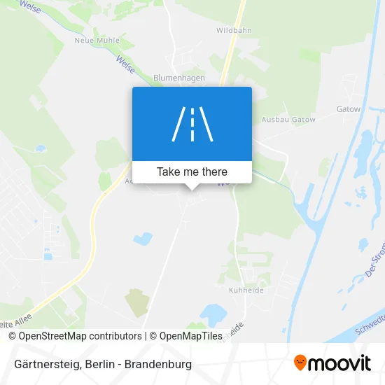Карта Gärtnersteig