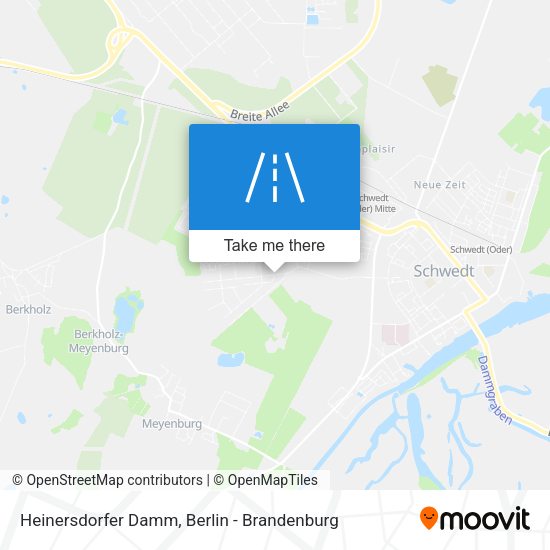 Heinersdorfer Damm map