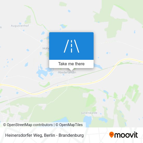 Heinersdorfer Weg map