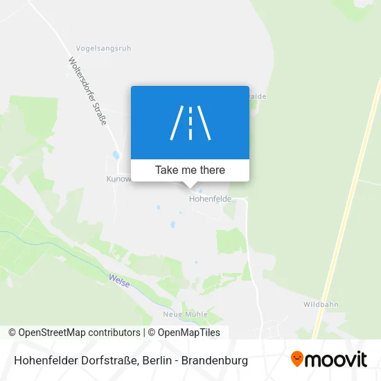 Карта Hohenfelder Dorfstraße