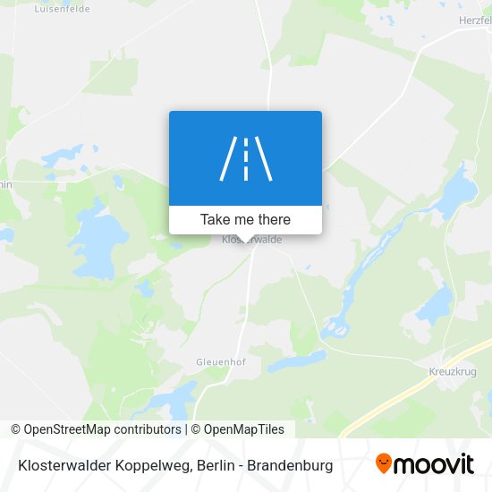 Klosterwalder Koppelweg map
