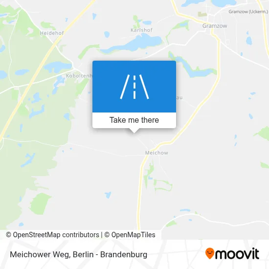 Meichower Weg map