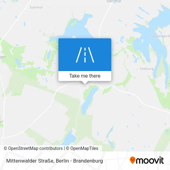 Карта Mittenwalder Straße