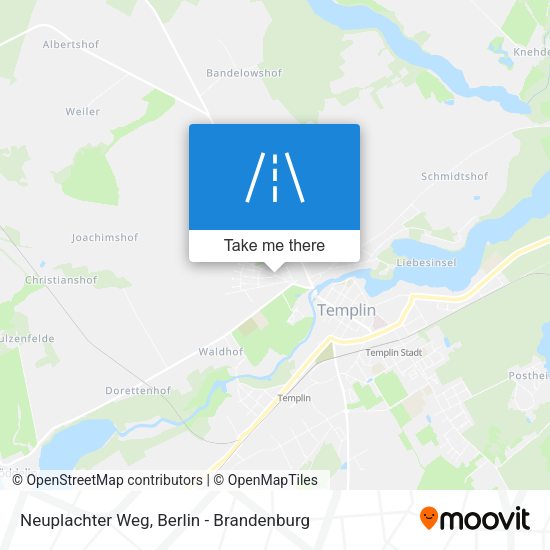 Neuplachter Weg map