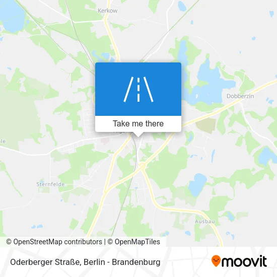 Карта Oderberger Straße