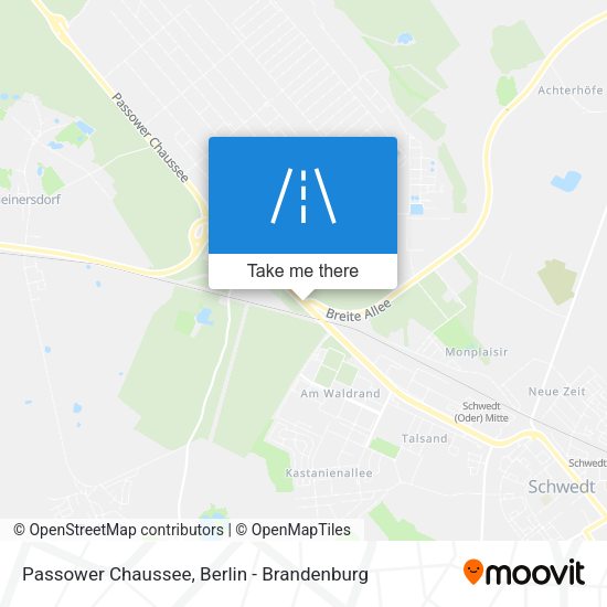 Passower Chaussee map