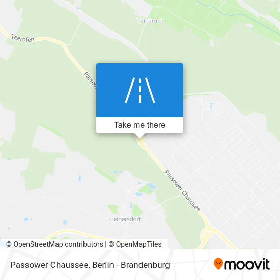 Passower Chaussee map