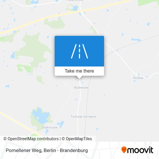 Pomellener Weg map