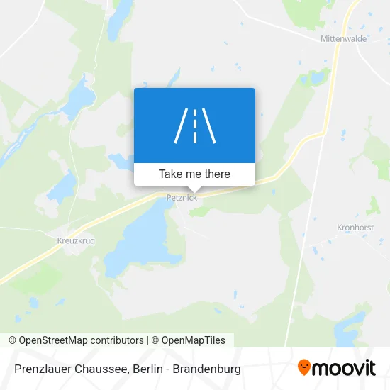 Карта Prenzlauer Chaussee