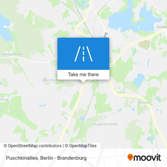 Карта Puschkinallee