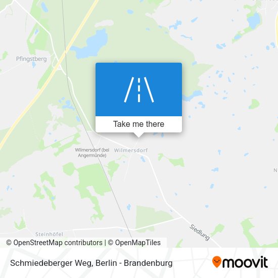 Schmiedeberger Weg map
