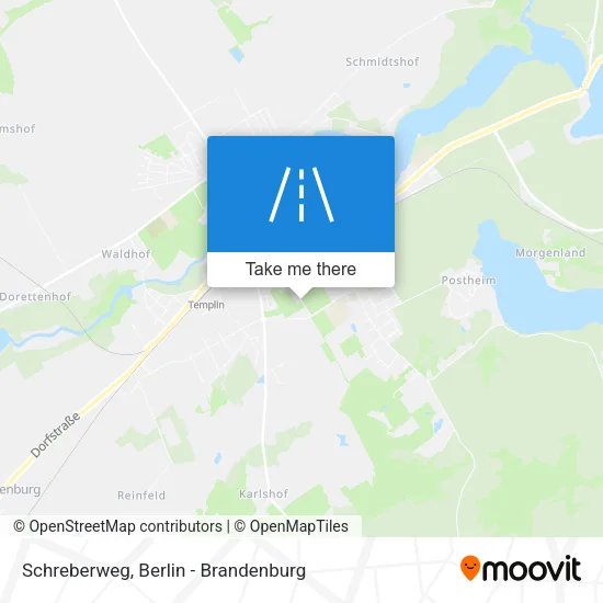 Карта Schreberweg