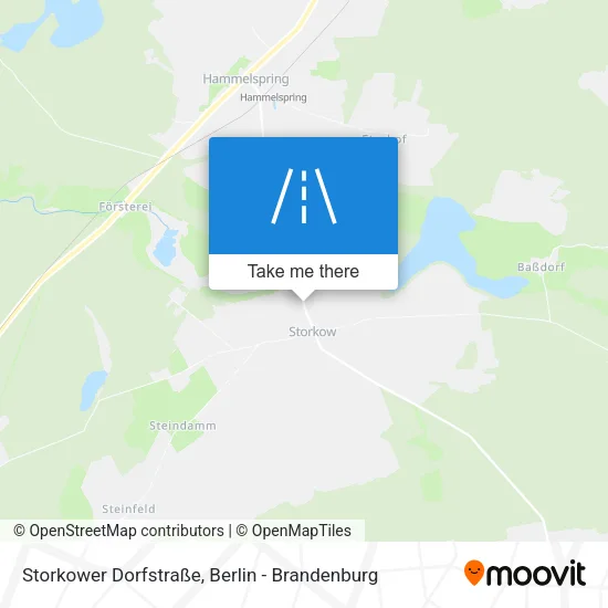 Карта Storkower Dorfstraße