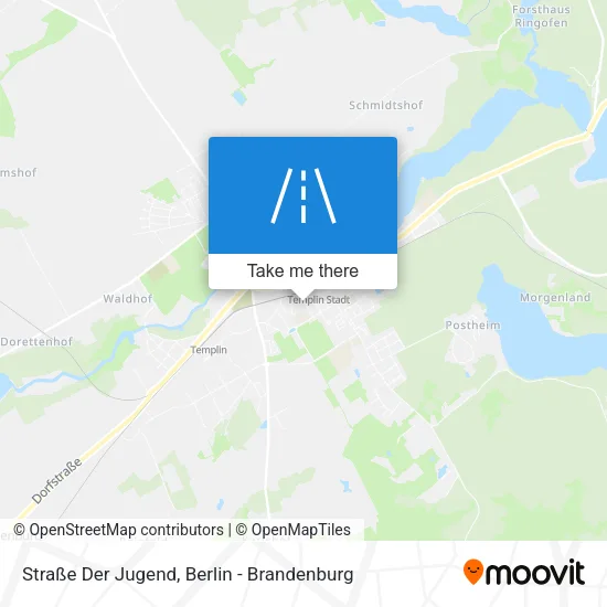 Карта Straße Der Jugend