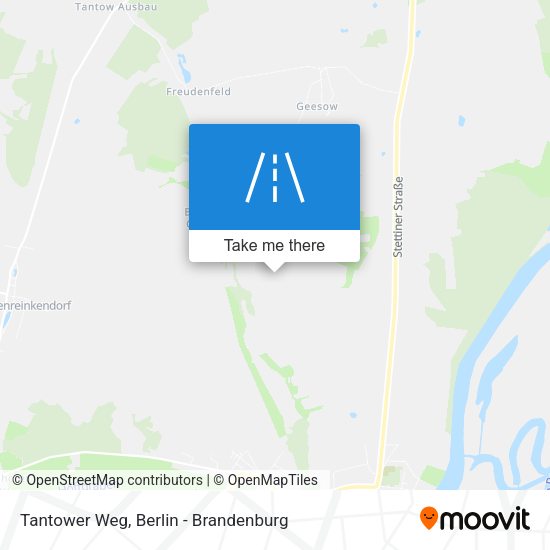 Tantower Weg map