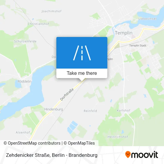Карта Zehdenicker Straße