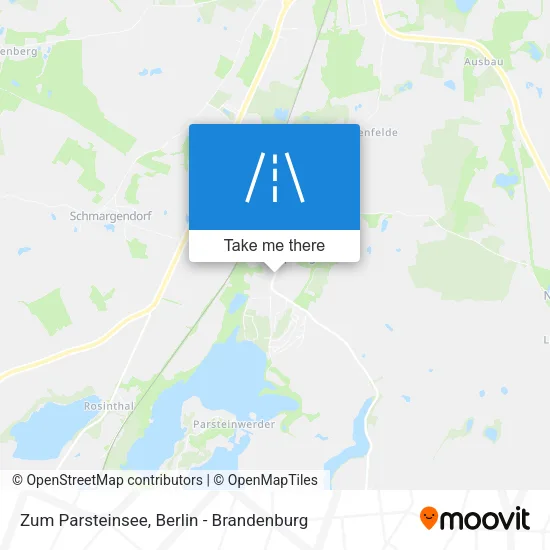 Карта Zum Parsteinsee
