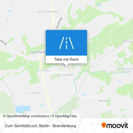 Карта Zum Sernitzbruch