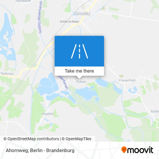 Ahornweg map