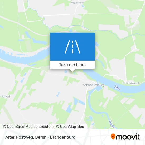 Alter Postweg map