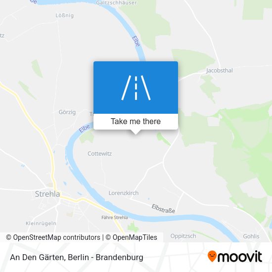 An Den Gärten map