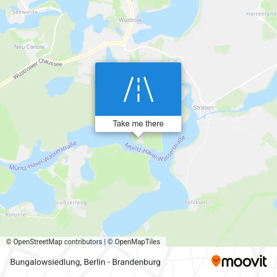 Карта Bungalowsiedlung