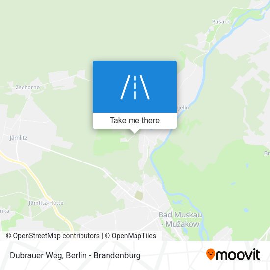 Dubrauer Weg map