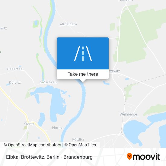 Elbkai Brottewitz map