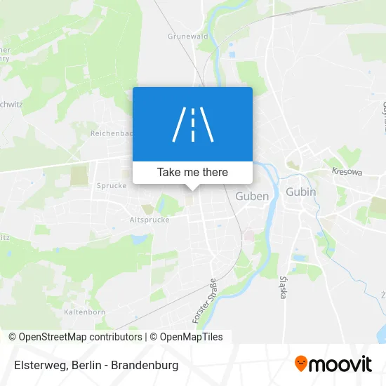 Elsterweg map