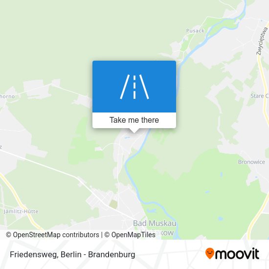 Friedensweg map