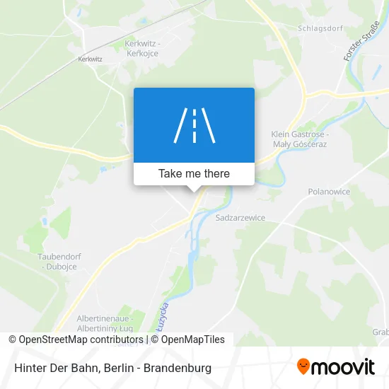 Карта Hinter Der Bahn