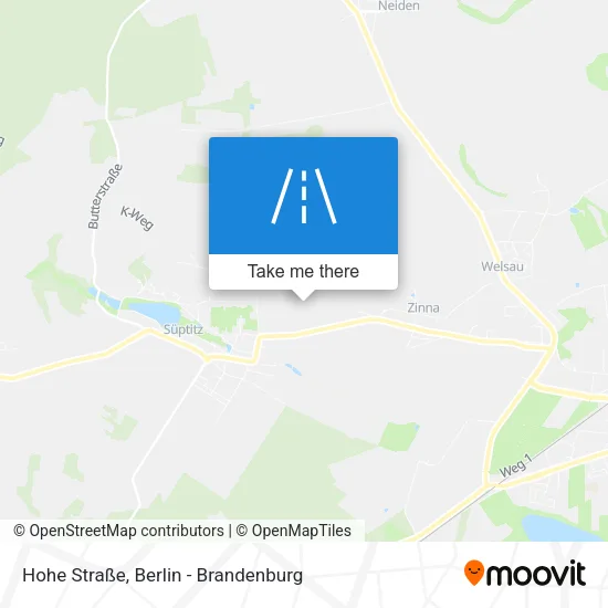 Карта Hohe Straße