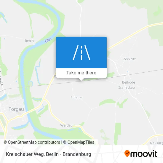 Kreischauer Weg map