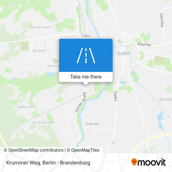 Карта Krummer Weg