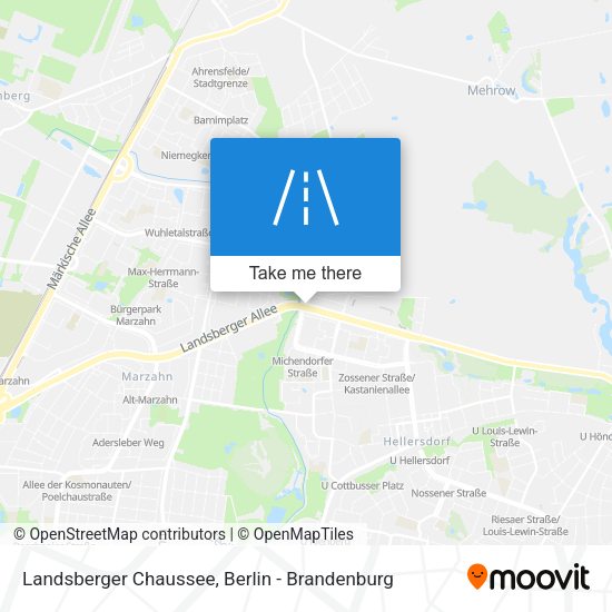 Landsberger Chaussee map