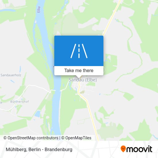 Mühlberg map