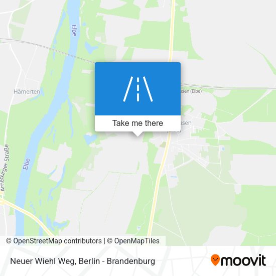 Neuer Wiehl Weg map