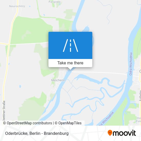 Oderbrücke map