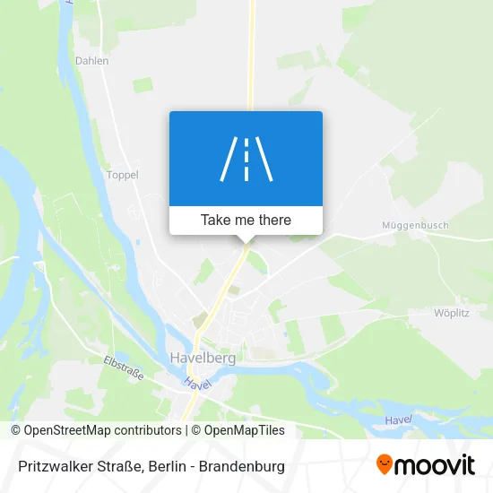 Карта Pritzwalker Straße