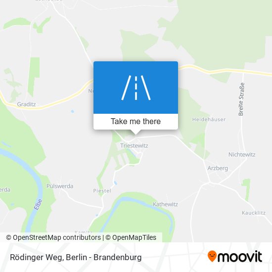 Rödinger Weg map