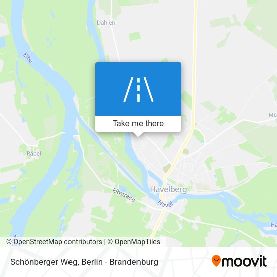 Schönberger Weg map