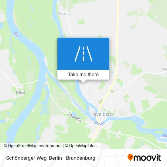 Карта Schönberger Weg