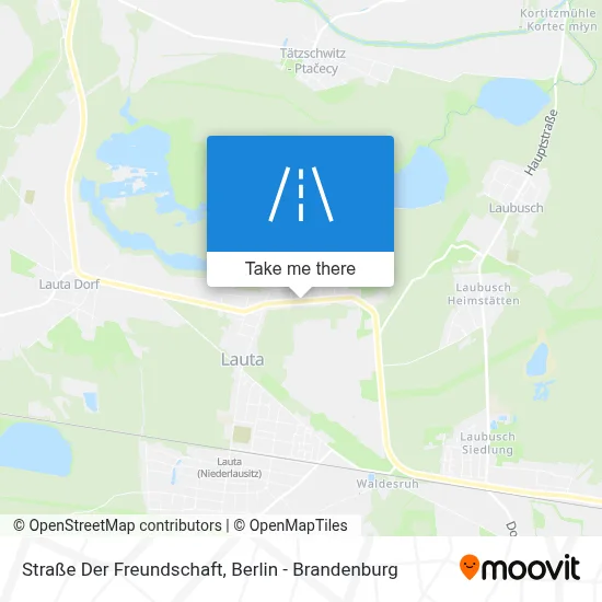 Straße Der Freundschaft map
