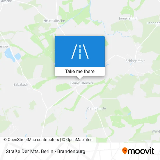 Straße Der Mts map