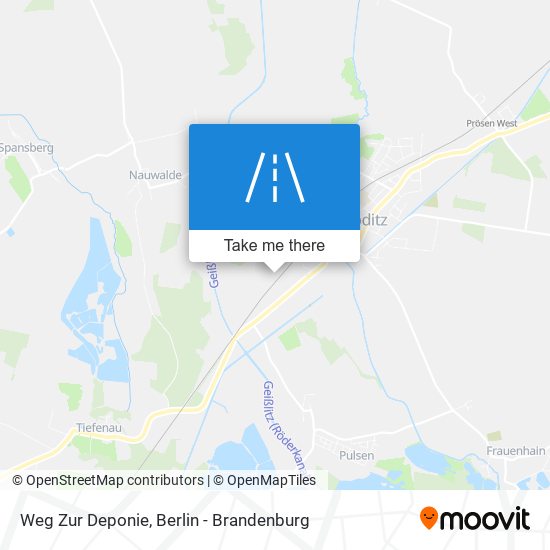 Weg Zur Deponie map