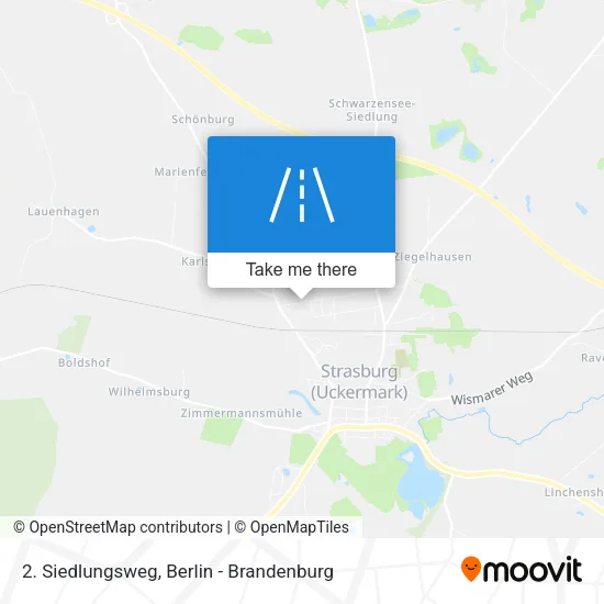 Карта 2. Siedlungsweg
